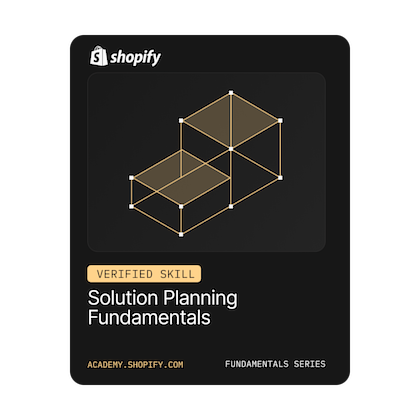 Solution Planning Fundamentals: Verified Skill Badge achieved by Rob Caruk